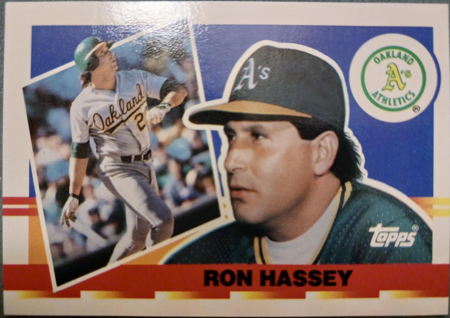 Ron Hassey #4 Baseball Cards 1990 Topps Big Baseball