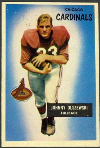 John Olszewski #3 Football Cards 1955 Bowman