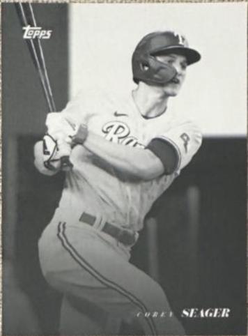 Corey Seager #5 Baseball Cards 2022 Topps Black and White