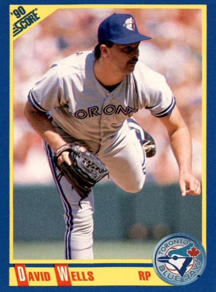 David Wells #491 Baseball Cards 1990 Score