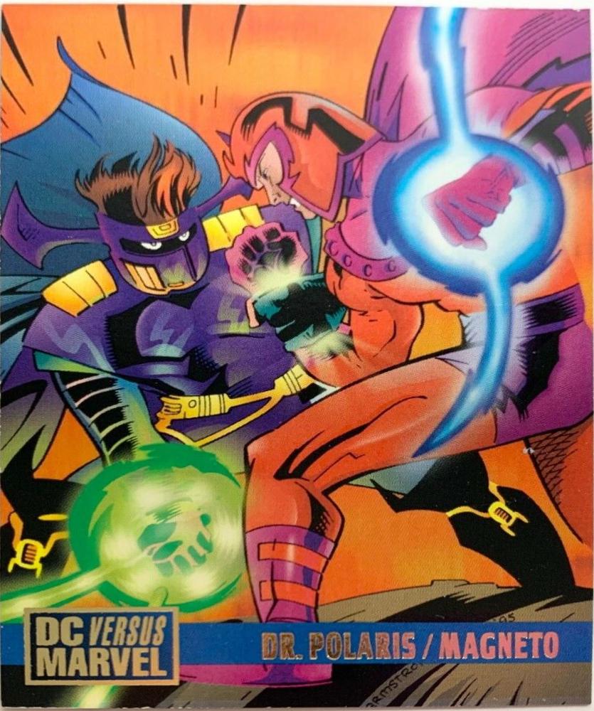 Dr. Polaris / Magneto #90 1995 Fleer DC vs Marvel