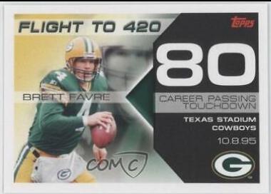 Brett Favre #BF-80 2007 Topps Football Brett Favre Collection