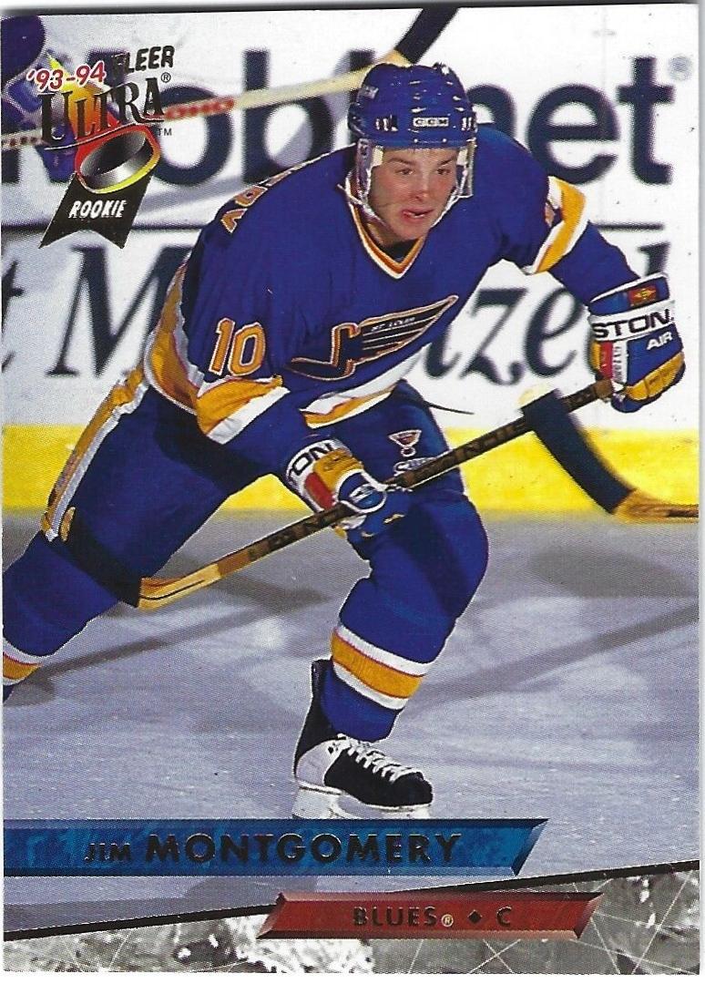 Jim Montgomery #413 Hockey Cards 1993 Ultra