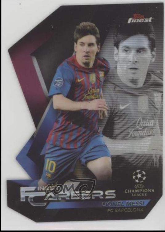 Lionel Messi #LM-7 2018 Finest UEFA Champions League Careers Die Cut