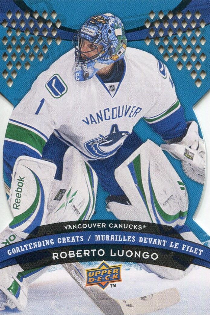 Roberto Luongo #GG2 Hockey Cards 2009 Upper Deck McDonald's Goaltending Greats