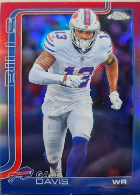 Gabe Davis [Red White Blue Refractor] #142