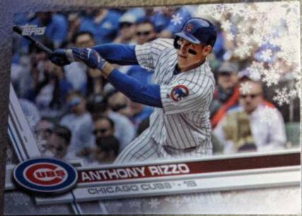 Anthony Rizzo #12 Baseball Cards 2017 Topps Holiday