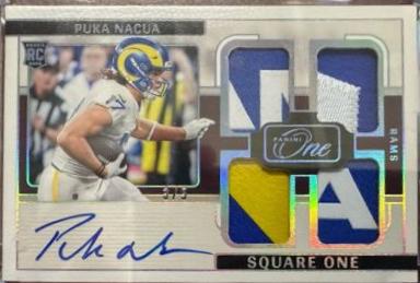 Puka Nacua [Platinum Square One Autograph] #80