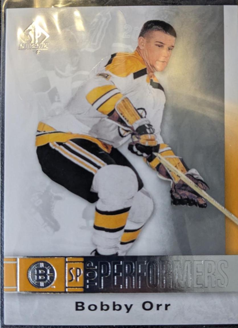 Bobby Orr #TP-BO Hockey Cards 2020 SP Authentic Top Performers