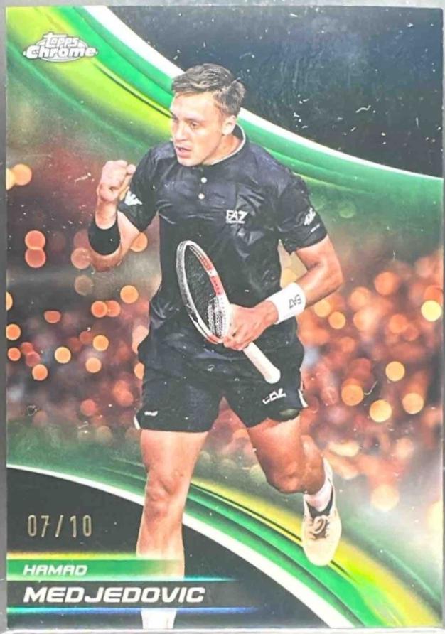 Hamad Medjedovic [Black Refractor] #179 Prices | 2025 Topps Chrome ...