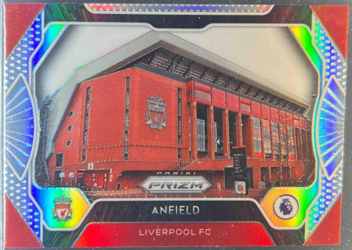 Anfield #10 Soccer Cards 2020 Panini Prizm Premier League Stadiums