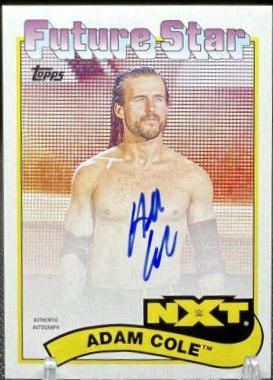 Adam Cole #A-AC Wrestling Cards 2018 Topps WWE Heritage Autographs