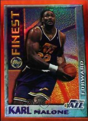 Karl Malone #M12 Basketball Cards 1995 Finest Mystery