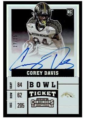 Corey Davis #119 2017 Panini Contenders Draft Picks Football