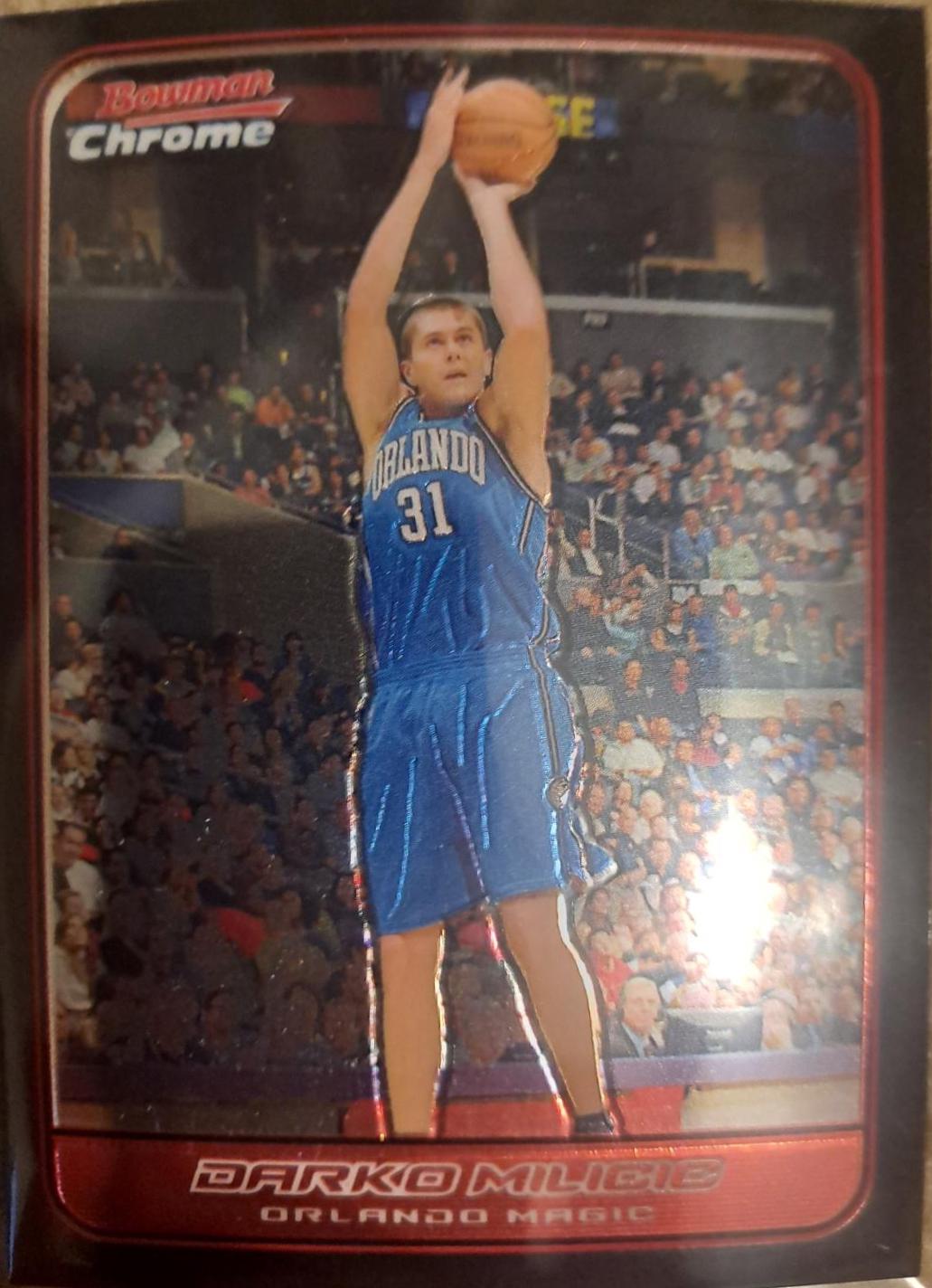 Darko Milicic #48 Basketball Cards 2006 Bowman Chrome