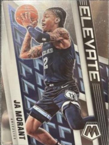 Ja Morant #1 Basketball Cards 2021 Panini Mosaic Elevate