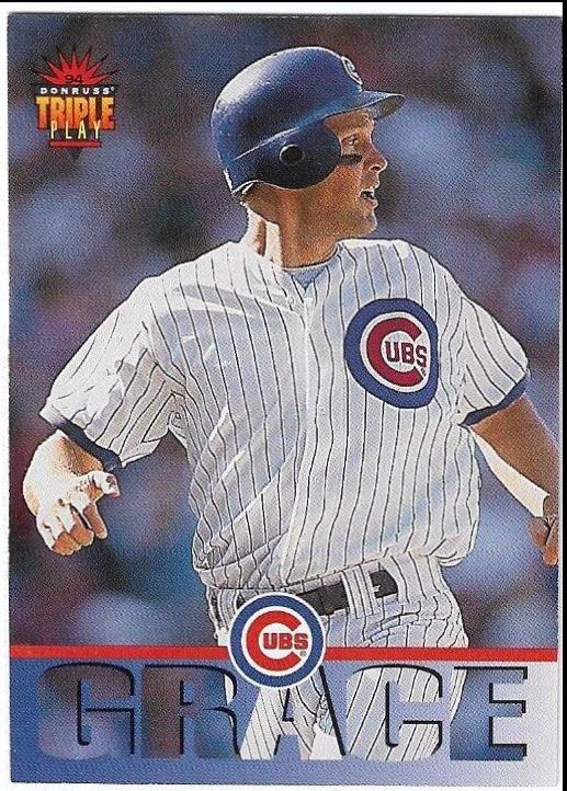 Mark Grace #72 1994 Donruss Triple Play Baseball