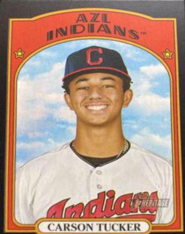 Carson Tucker #3 Baseball Cards 2021 Topps Heritage Minor League