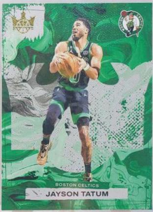 Jayson Tatum #4 Basketball Cards 2023 Panini Court Kings