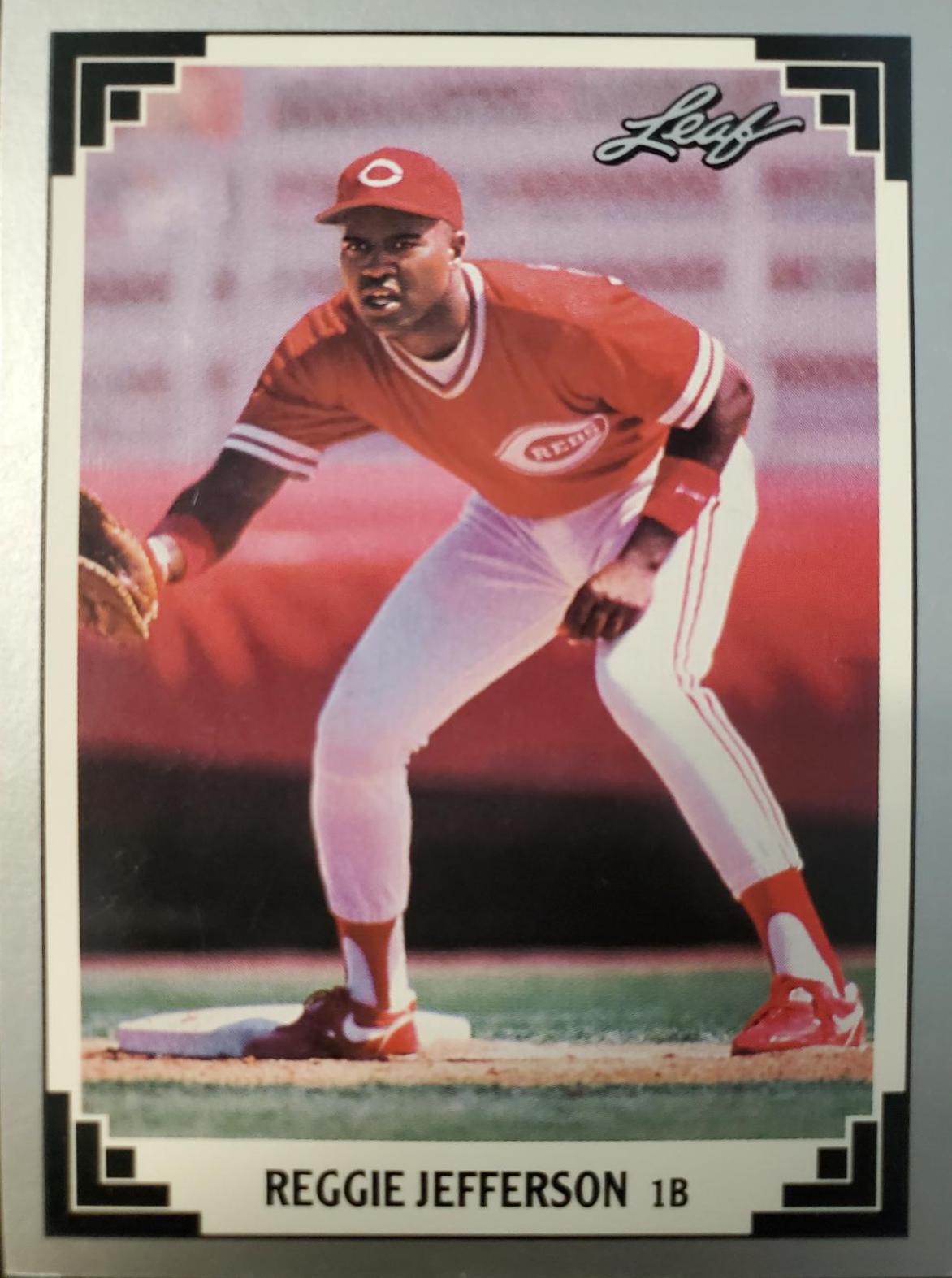Reggie Jefferson #514 Baseball Cards 1991 Leaf