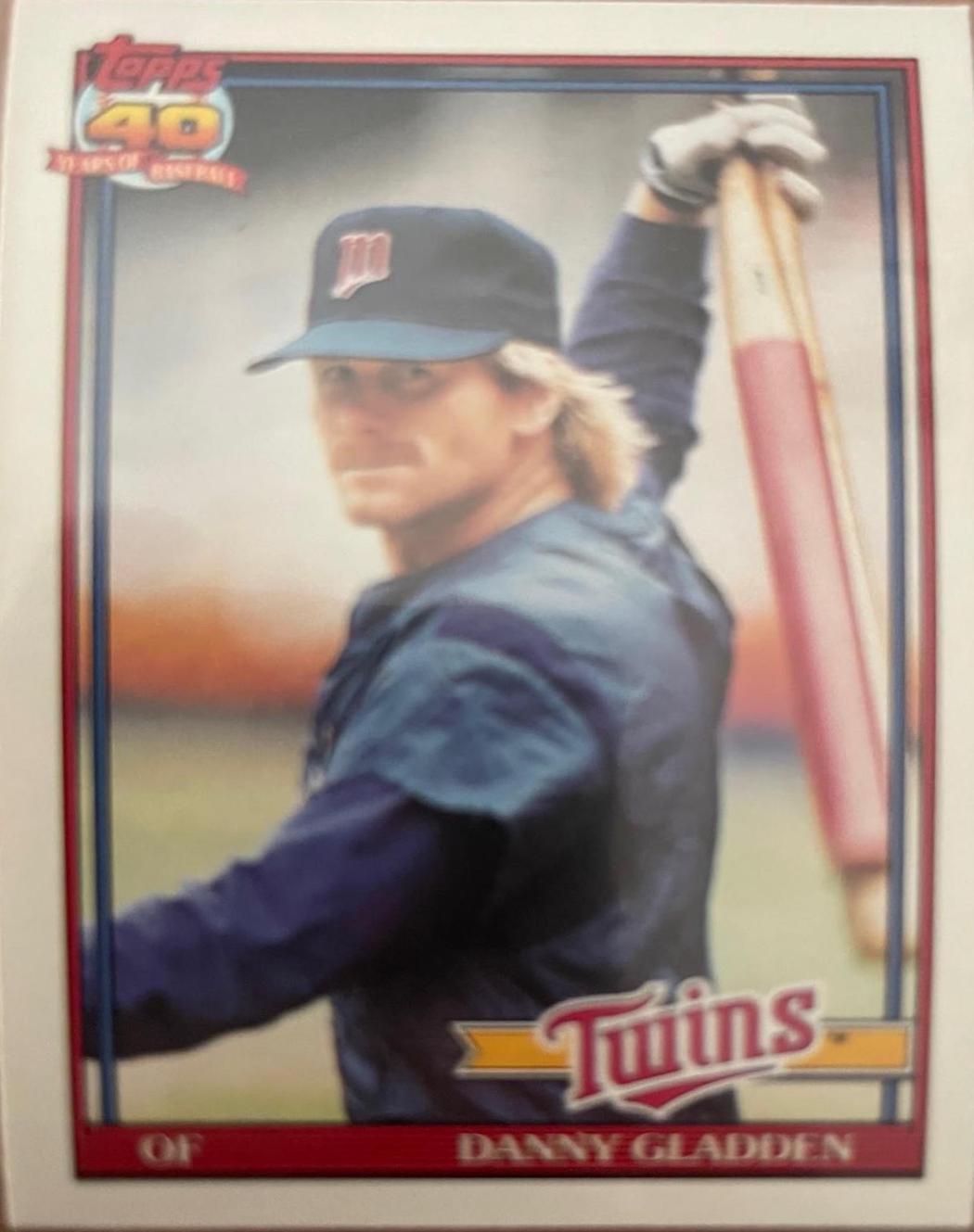 Danny Gladden #778 Baseball Cards 1991 O Pee Chee