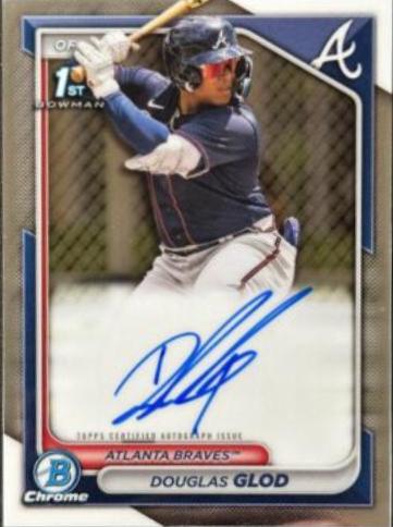 Douglas Glod #CPA-DG Baseball Cards 2024 Bowman Chrome Prospects Autograph