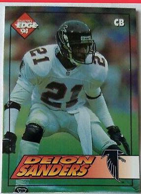 Deion Sanders #5 Football Cards 1994 Collector's Edge