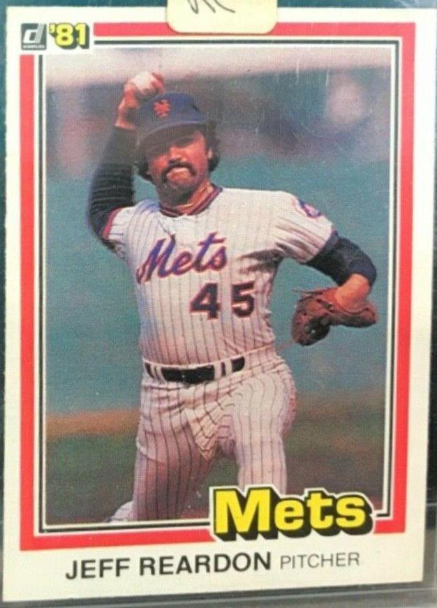 Jeff Reardon #156 Baseball Cards 1981 Donruss
