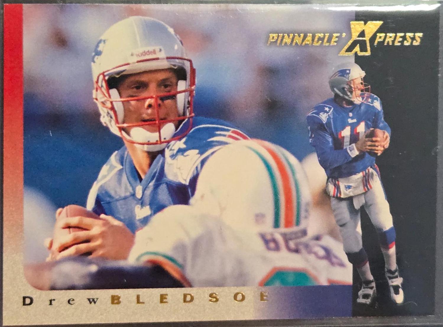 Drew Bledsoe #1 Football Cards 1997 Pinnacle X Press