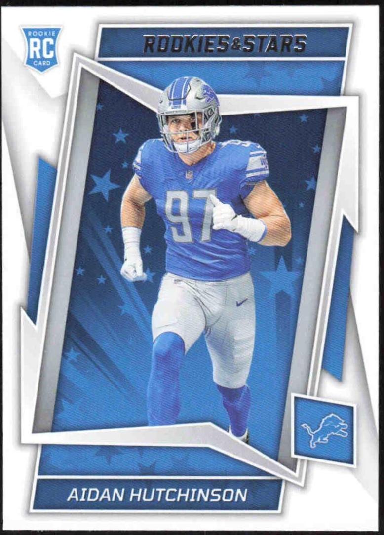 Aidan Hutchinson #120 Football Cards 2022 Panini Rookies & Stars