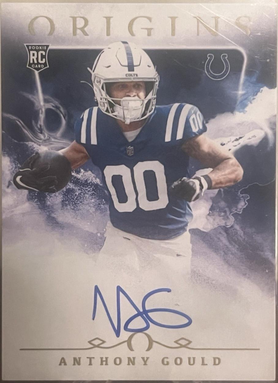 Anthony Gould #RAU-AGO Football Cards 2024 Panini Origins Rookie Autograph
