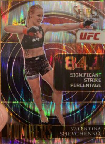 Valentina Shevchenko #10 Ufc Cards 2022 Panini Select UFC Numbers
