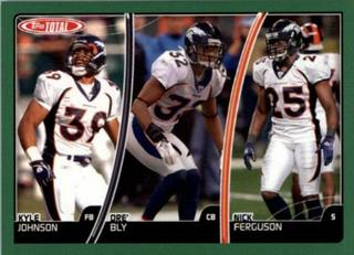 Kyle Johnson, Nick Ferguson, Dre' Bly
