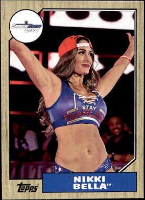 Nikki Bella #62 Wrestling Cards 2017 Topps WWE Heritage