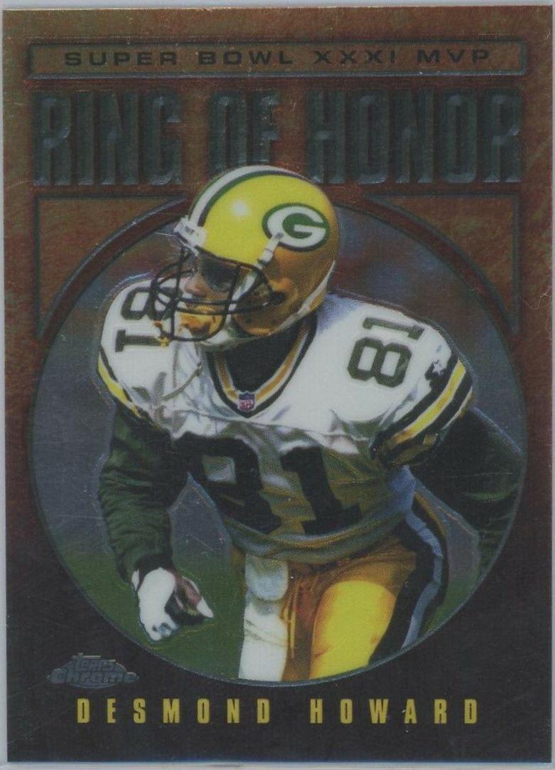 Desmond Howard #DH31 Football Cards 2002 Topps Chrome Ring of Honor
