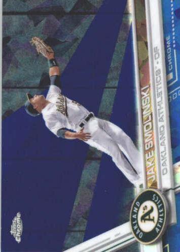Jake Smolinski #11 Baseball Cards 2017 Topps Chrome Sapphire