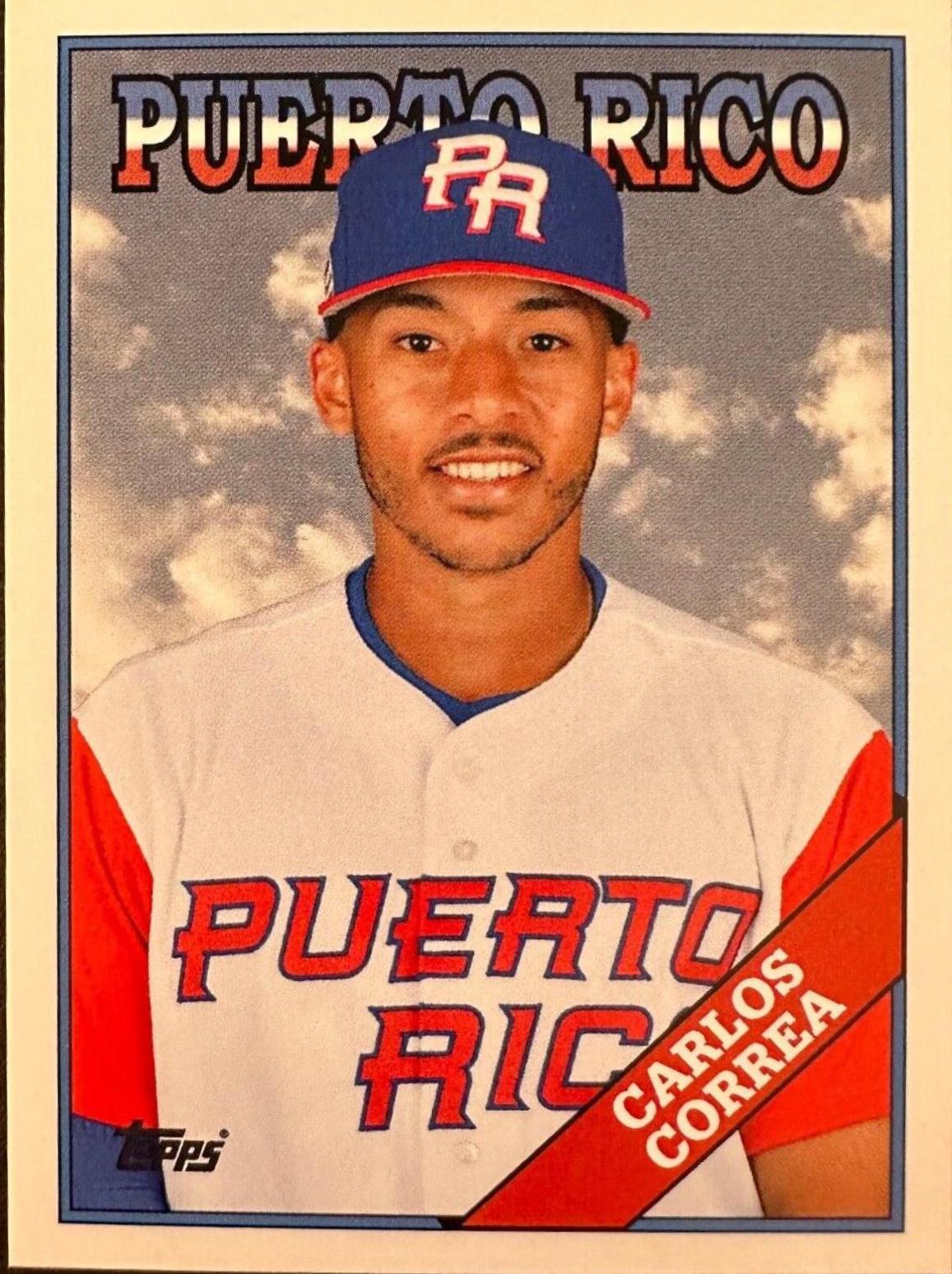 Carlos Correa #35 Baseball Cards 2017 Topps Throwback Thursday