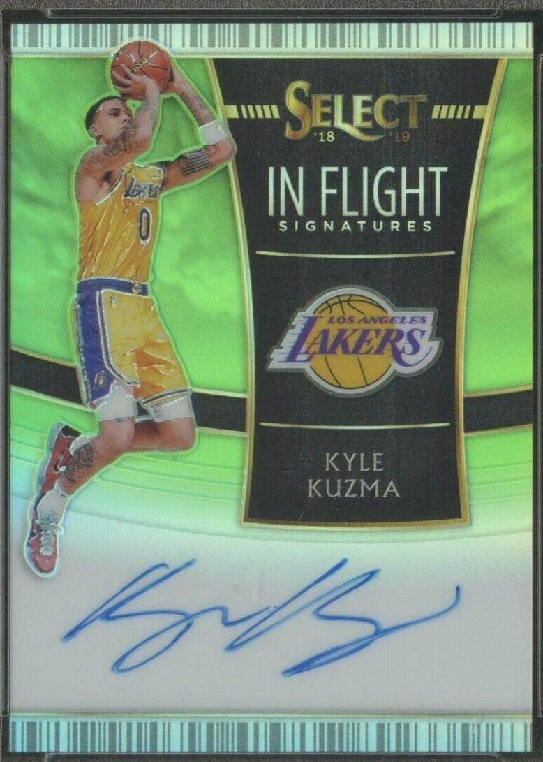 Kyle Kuzma [Neon Green Prizm] #IF-KKZ Prices | 2018 Panini Select