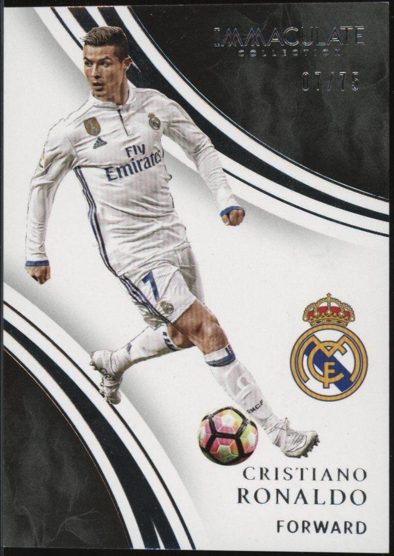 Cristiano Ronaldo #7 Soccer Cards 2017 Panini Immaculate