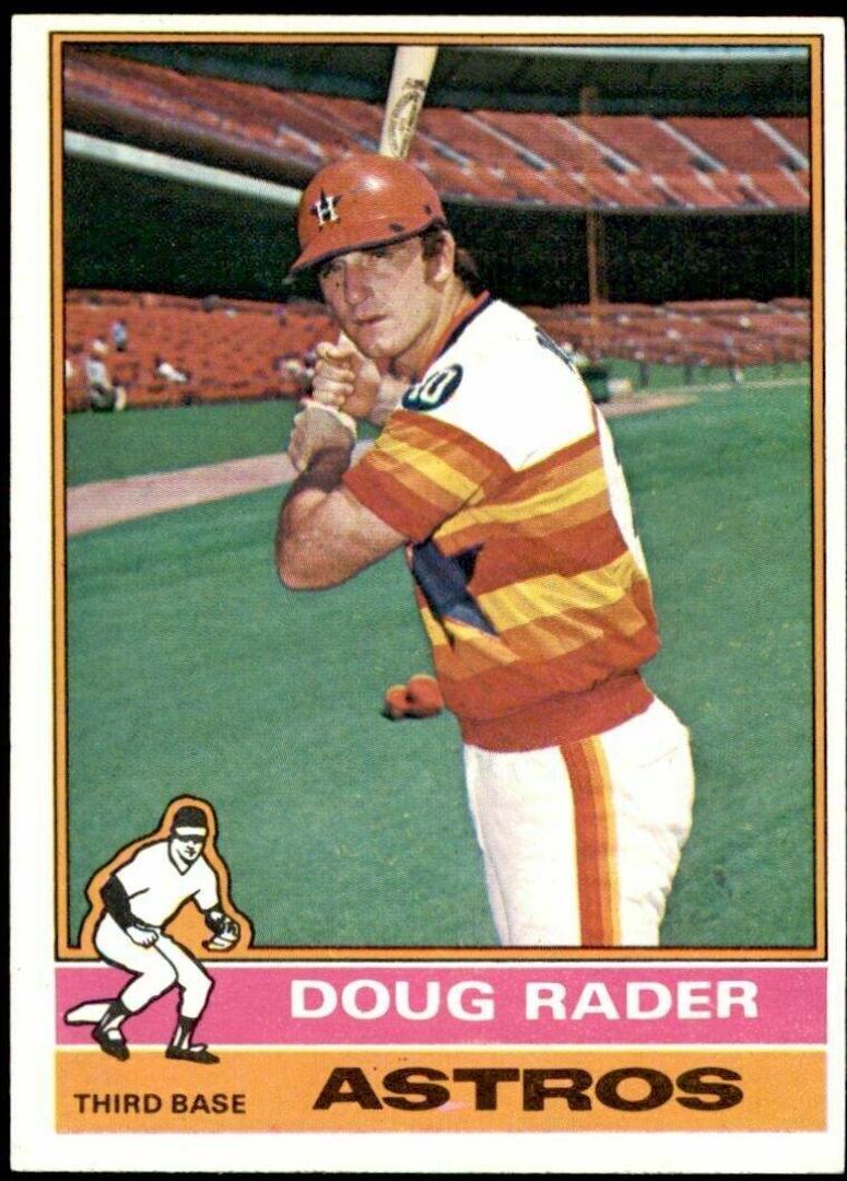 Doug Rader #44 Baseball Cards 1976 Topps