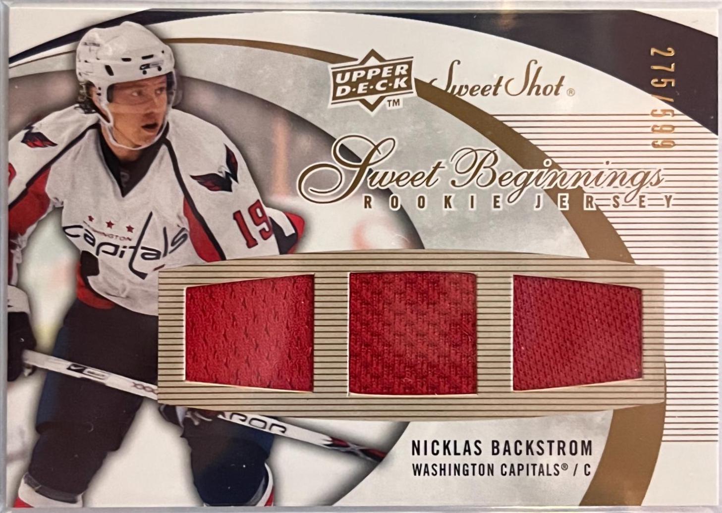 Nicklas Backstrom #107 Hockey Cards 2007 Upper Deck Sweet Shot