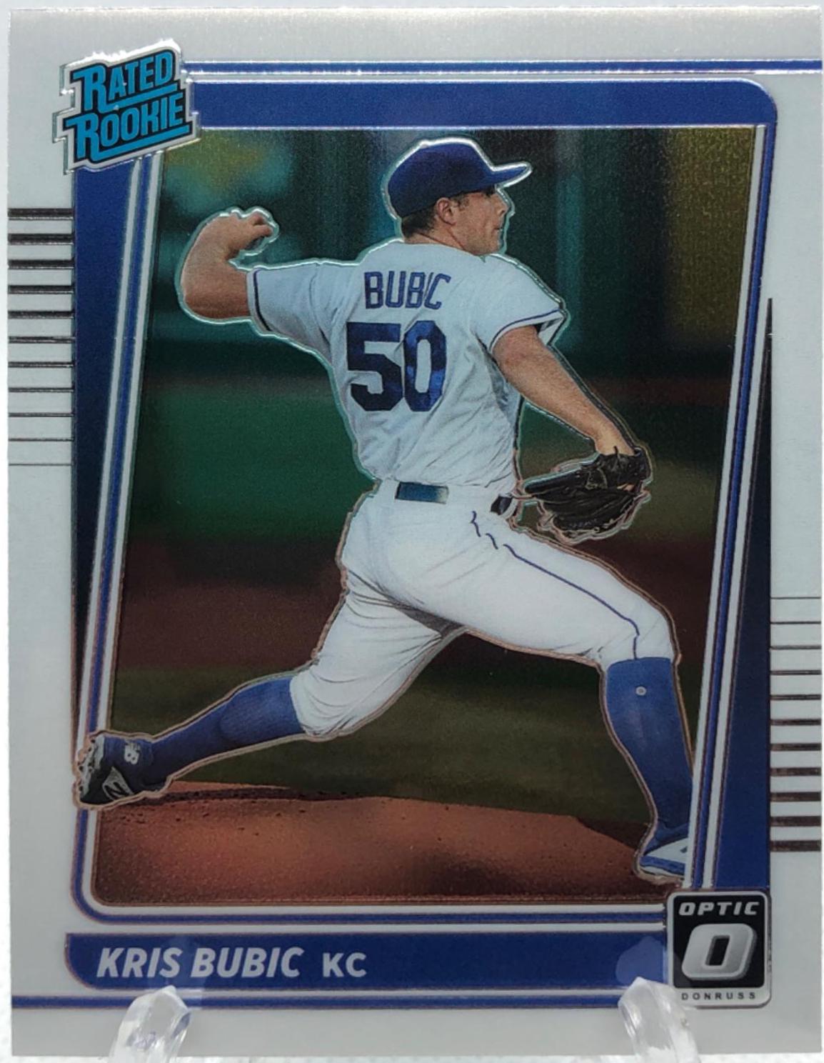 Kris Bubic #71 Baseball Cards 2021 Panini Donruss Optic