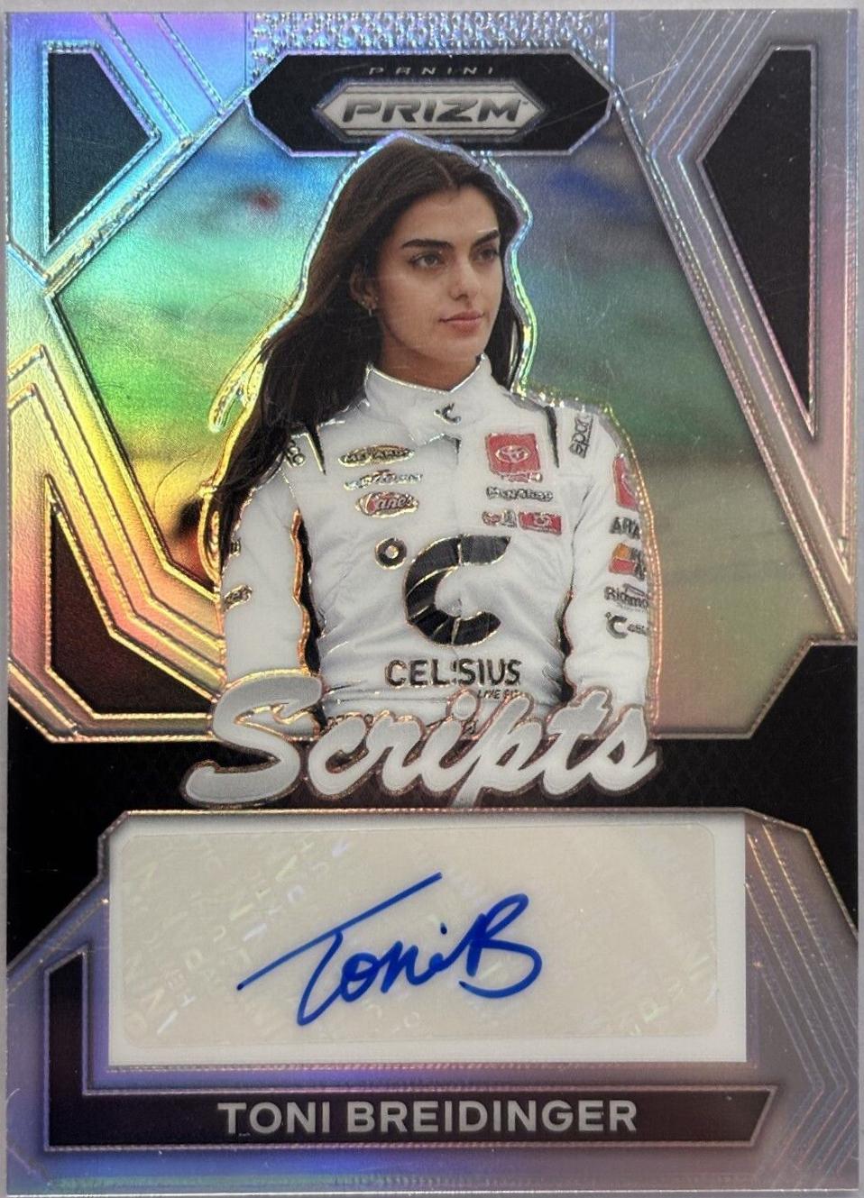 Toni Breidinger #26 Racing Cards 2024 Panini Prizm NASCAR Scripts