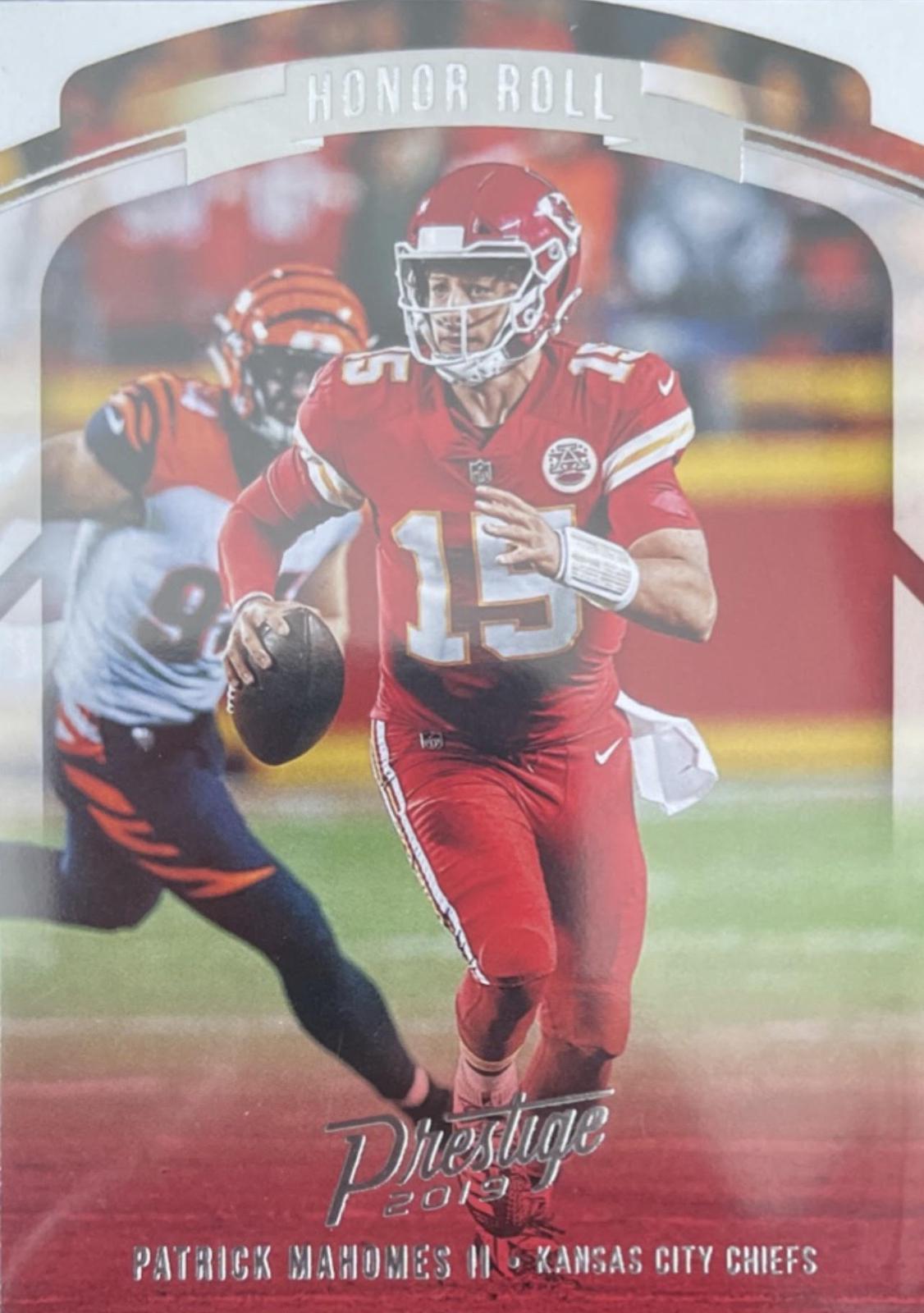 Patrick Mahomes II #HR-PM Football Cards 2019 Panini Prestige Honor Roll