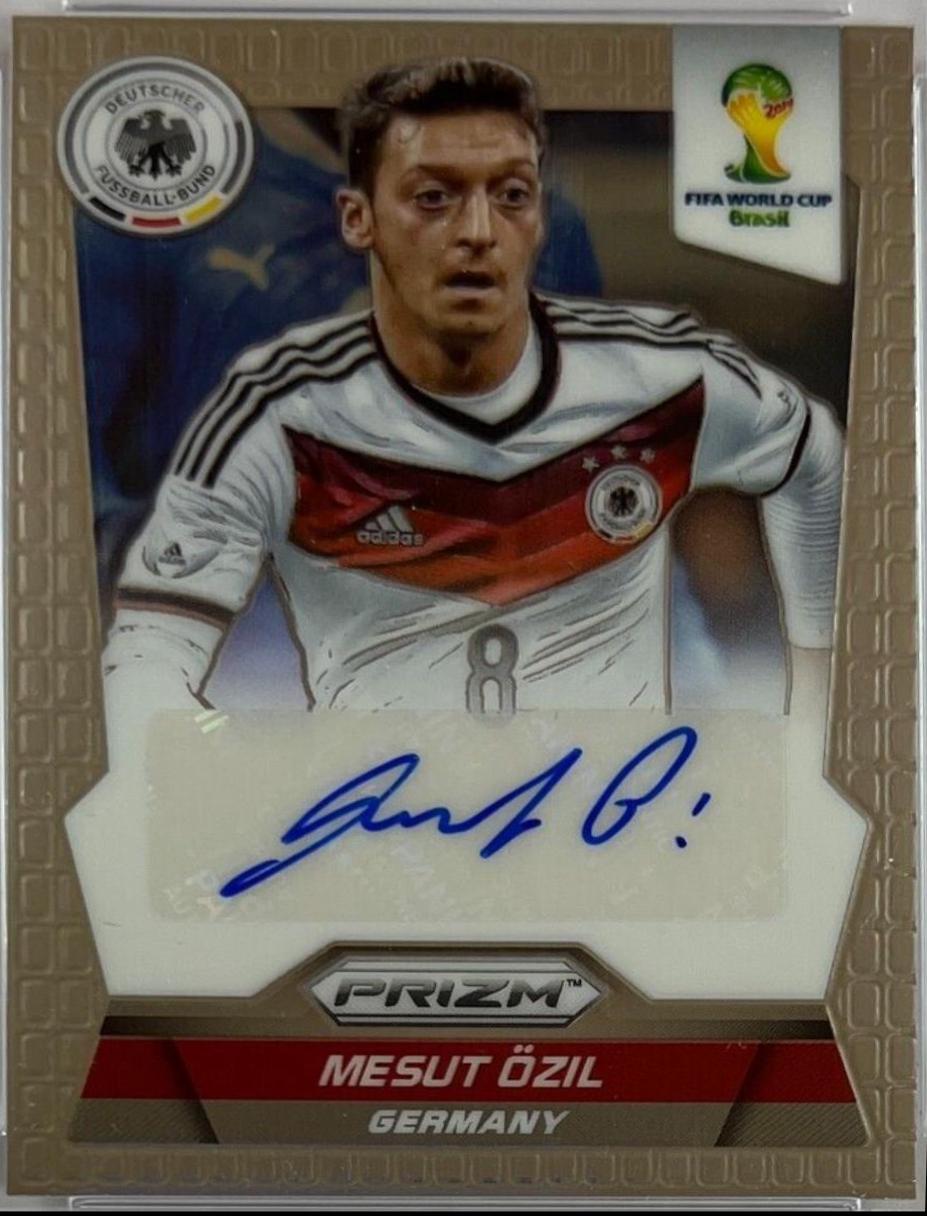 Mesut Ozil #SMO Soccer Cards 2014 Panini Prizm World Cup Signatures