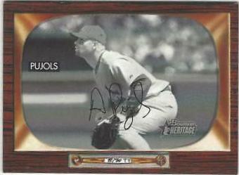 Albert Pujols #75 Baseball Cards 2004 Bowman Heritage