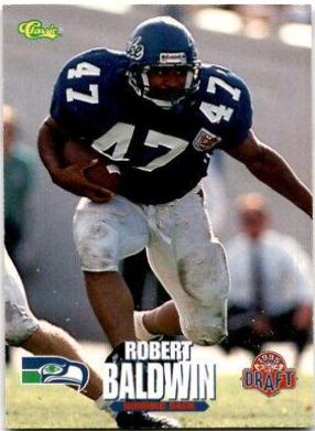 Robert Baldwin #83 Football Cards 1995 Classic NFL Rookies