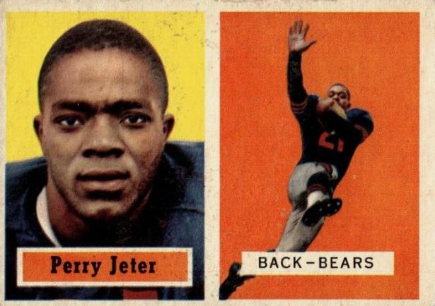Perry Jeter #19 Football Cards 1957 Topps