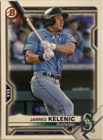 Jarred Kelenic #BP-102 Baseball Cards 2021 Bowman Paper Prospects