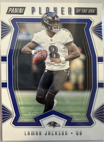 Lamar Jackson #26 Football Cards 2019 Panini Player of the Day